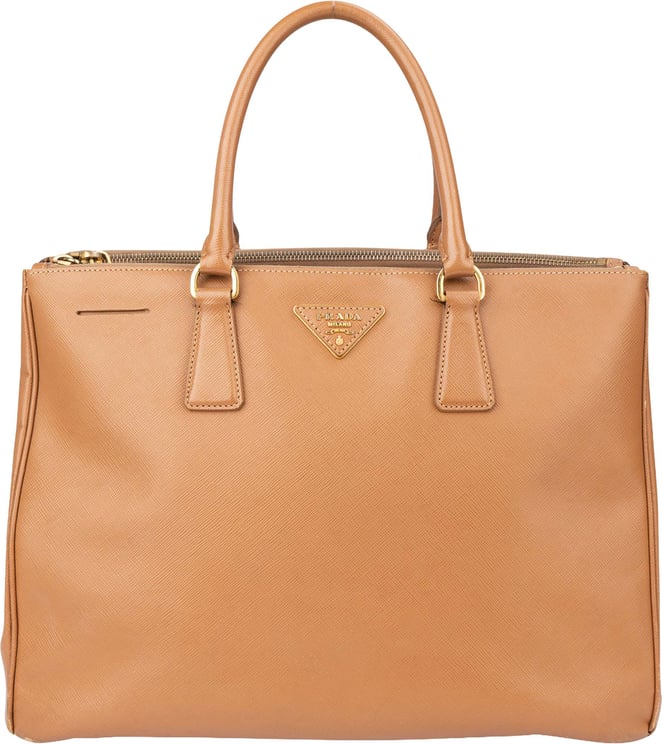 Prada Prada Brown Leather Galleria Handbag