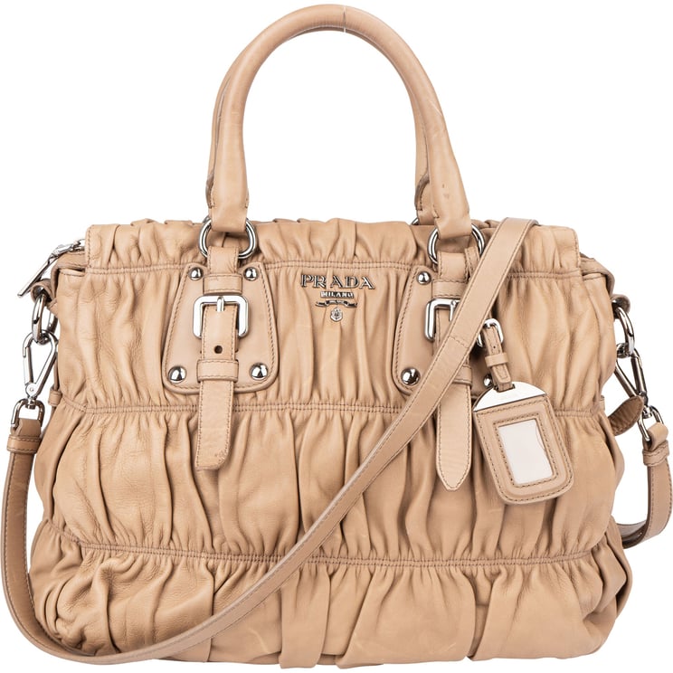 Prada Prada Quilted Leather City Handbag
