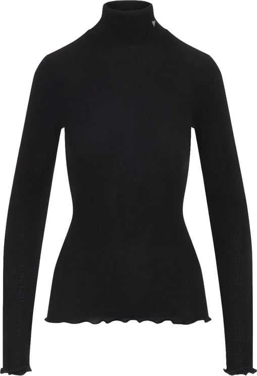 Prada Prada Ribbed Knit Turtleneck Top