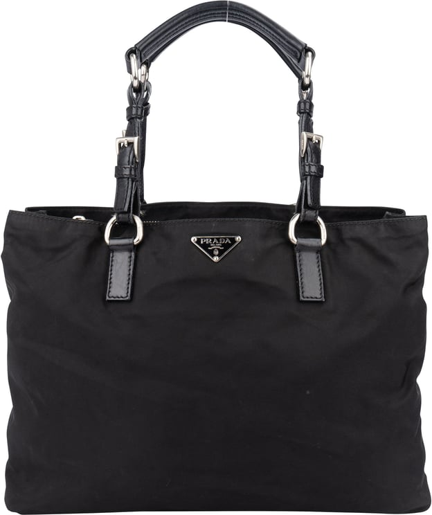Prada Prada Black Nylon Triangle Handbag