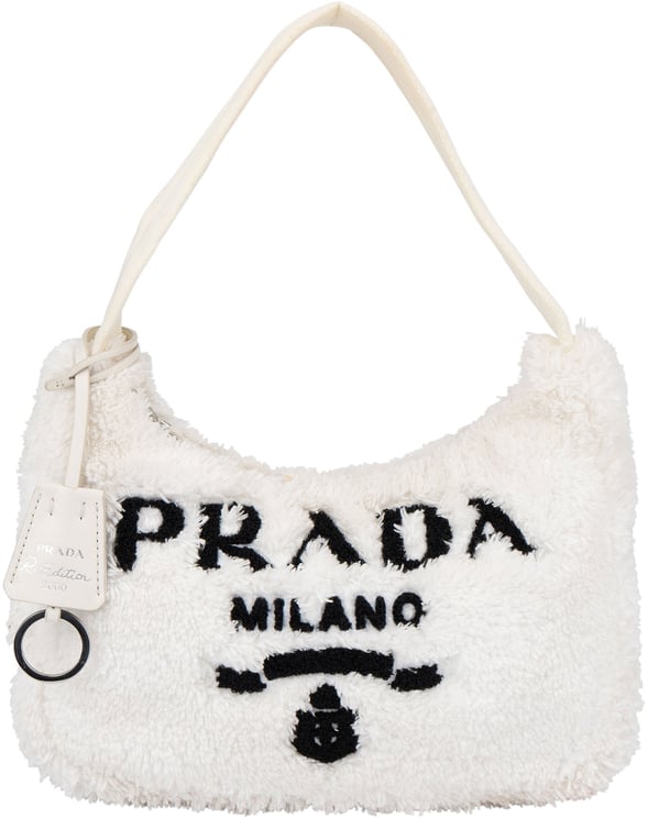 Prada Prada White Terry Re- Edition Handbag