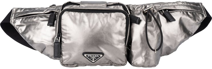 Prada Prada Silver Line Triangle Crossbody Bumbag