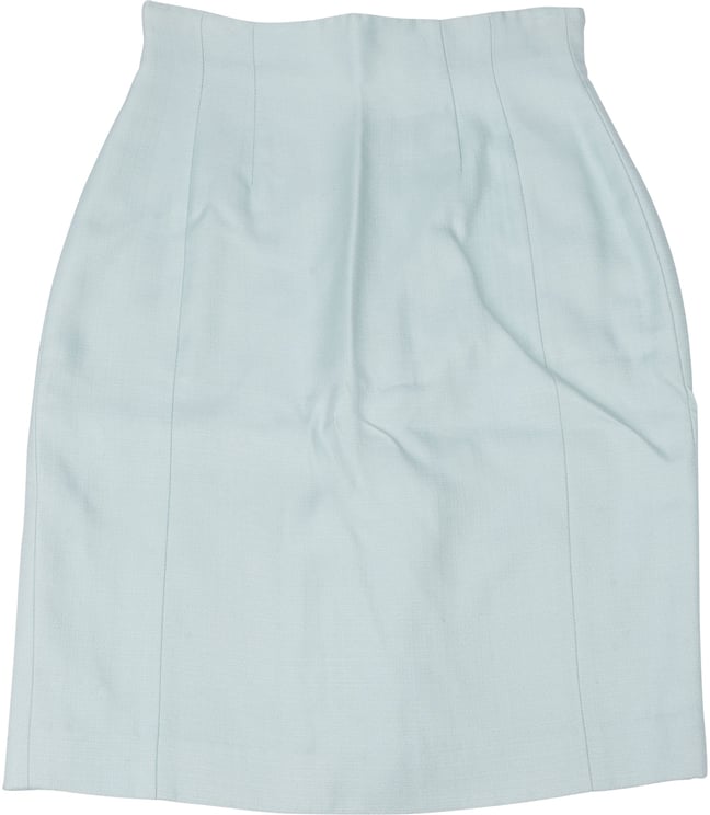 Prada Prada Bleu Viscose Skirt (DE 34 / IT 40)