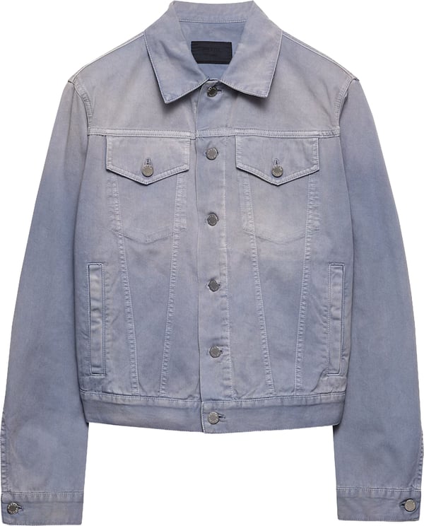 Prada Blouson Structured Button-Up Jacket