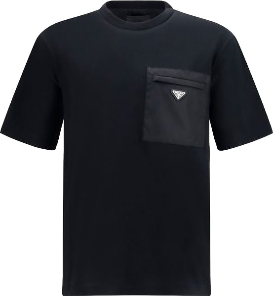 Prada Prada Black Cotton T-Shirt