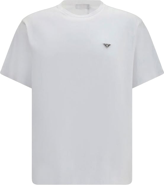Prada Prada White Cotton T-Shirt