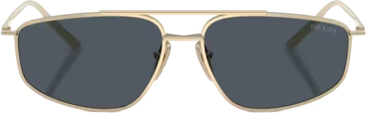 Prada 0pr C51s Gold Metal Frame Sunglasses