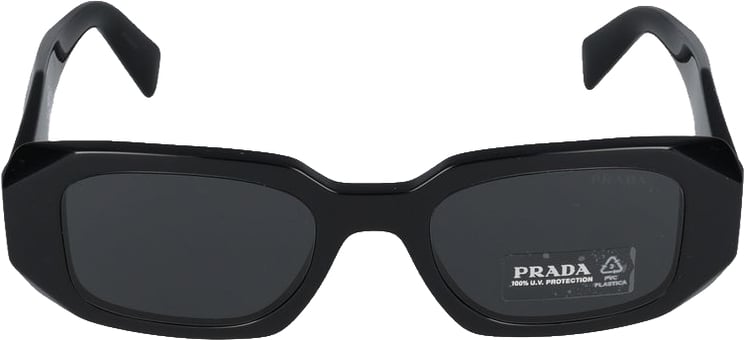 Prada 0pr 17ws Geometric Rectangular Acetate Sunglasses