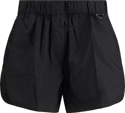 Prada Prada Black Recycled Polyamide Bermuda Shorts