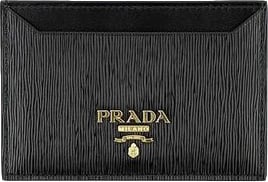 Prada Prada Black Calfskin Wallet