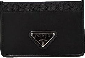 Prada Prada Black Nylon Cardholder