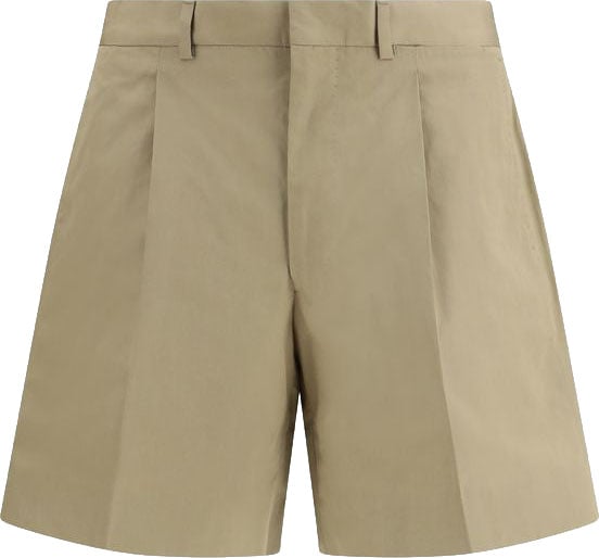 Prada Prada Beige Cotton Bermuda Shorts