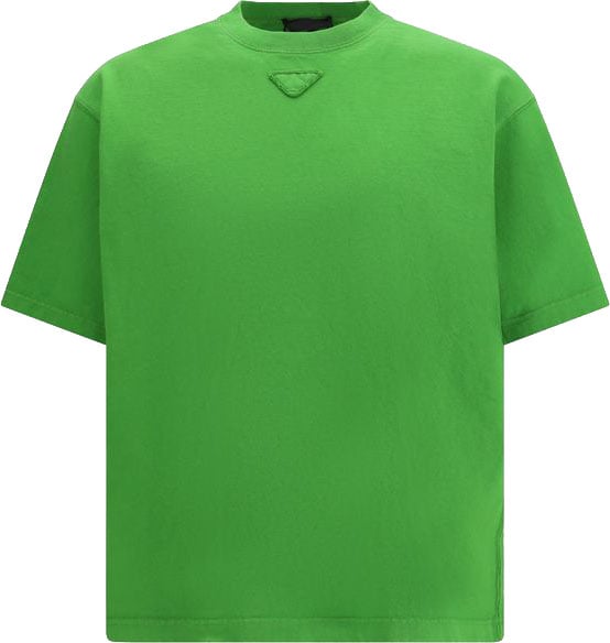 Prada Prada Bicolor Cotton T-Shirt