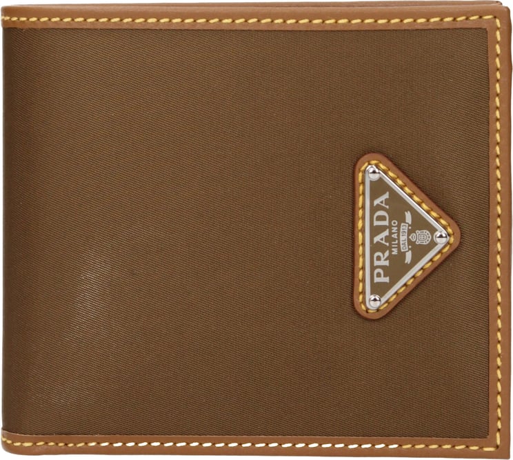Prada Prada Brown Fabric Wallet
