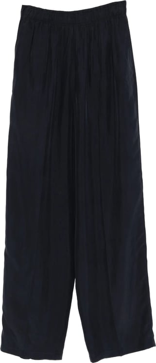 Prada Seta Lavata Relaxed Cropped Pants