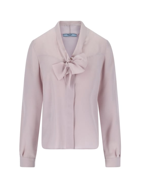 Prada Lavallière Shirt – Purple