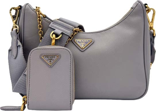 Prada Prada Leather Chain - Light Purple