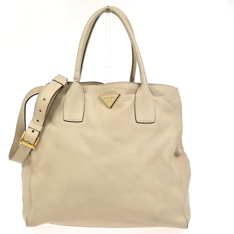 Prada Prada Convertible Open Shopping Tote Vitello Daino Medium