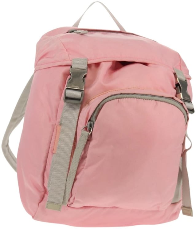 Prada Prada Double Buckle Backpack Tessuto Small