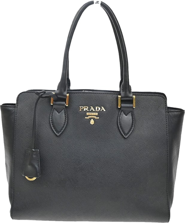 Prada Prada Re-Edition Galleria Tote Saffiano Leather Micro