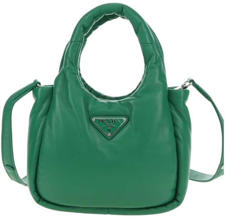 Prada Prada Padded Soft Tote Leather Mini