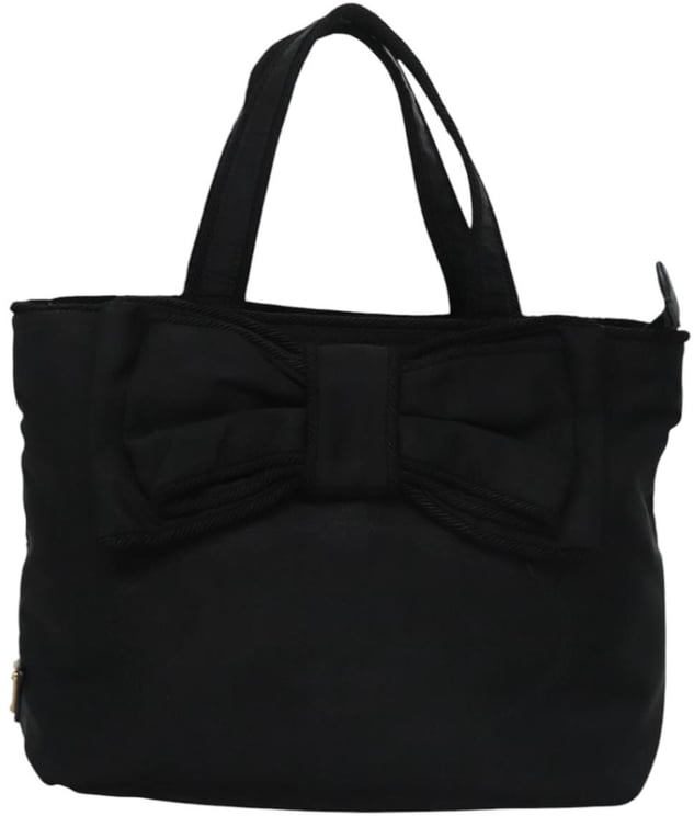Prada Prada Logo Bow Tote Tessuto Mini