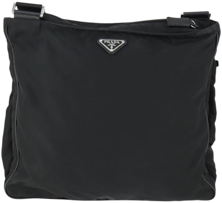 Prada Prada Double Pocket Zip Messenger Tessuto Medium