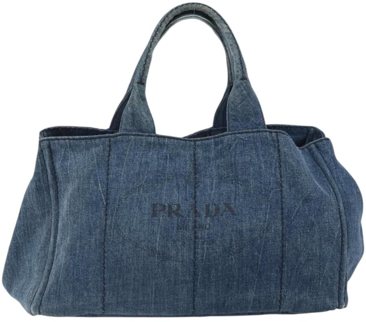 Prada Prada Canapa Open Tote Denim