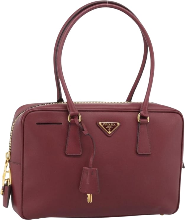 Prada Prada Bauletto Saffiano Leather Medium