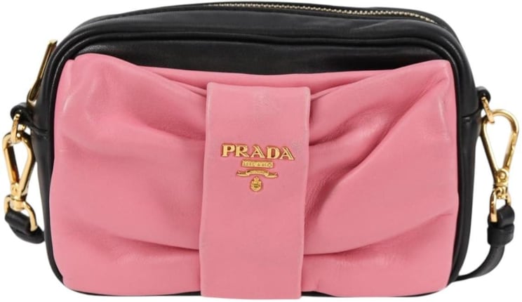 Prada Prada Bow Camera Crossbody Bag Nappa Leather