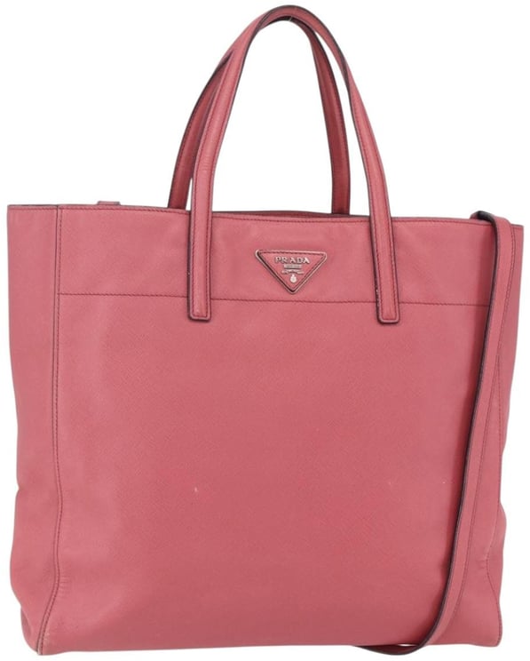 Prada Prada Convertible Soft Shopping Tote Saffiano Leather Medium