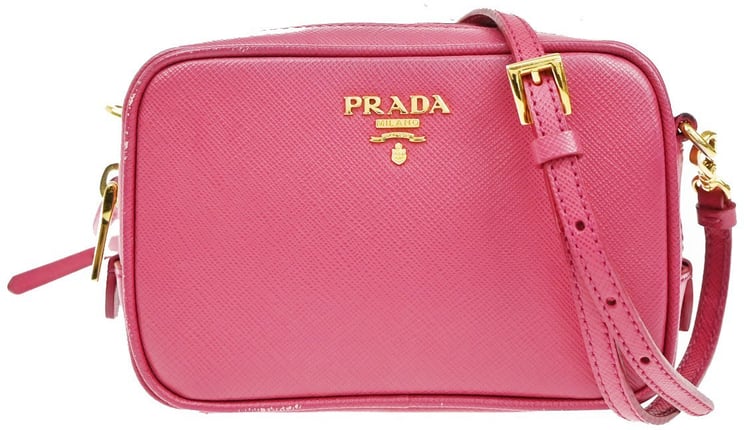 Prada Prada Camera Crossbody Bag Tessuto Mini