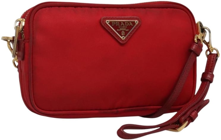 Prada Prada Double Zip Shoulder Bag Nylon