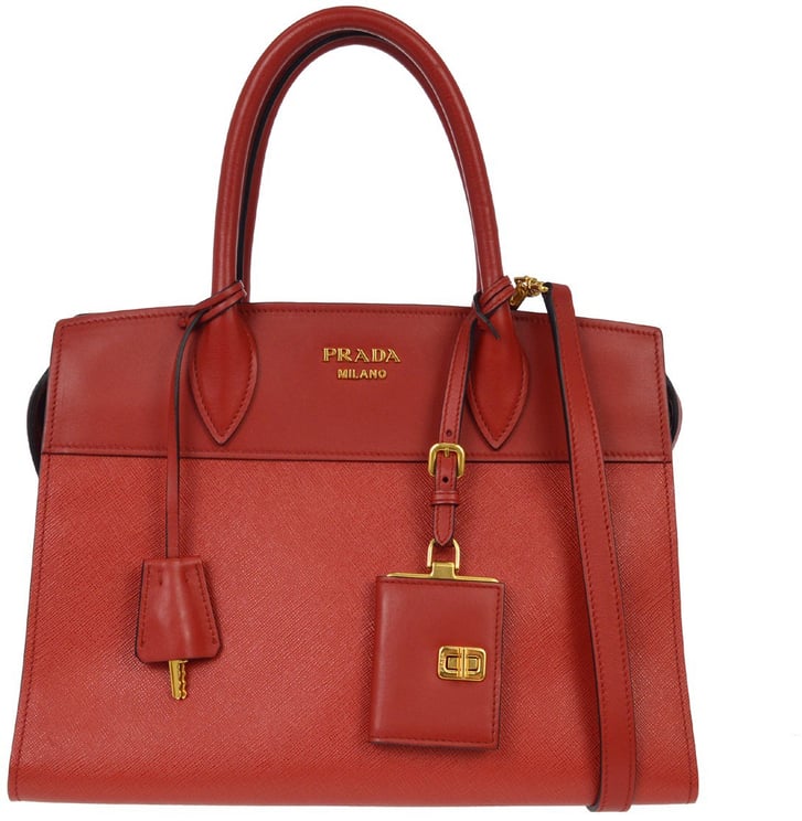 Prada Prada Esplanade Tote Saffiano with City Calf Medium