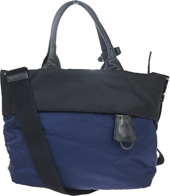 Prada Prada Convertible Double Tote Tessuto Small