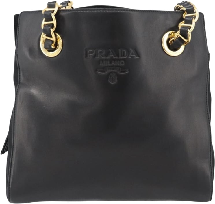 Prada Prada Vintage Nappa Chain Tote Leather