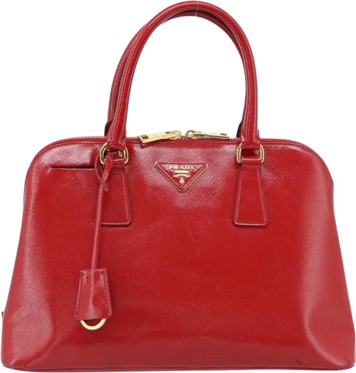 Prada Prada Promenade Bag Vernice Saffiano Leather Small