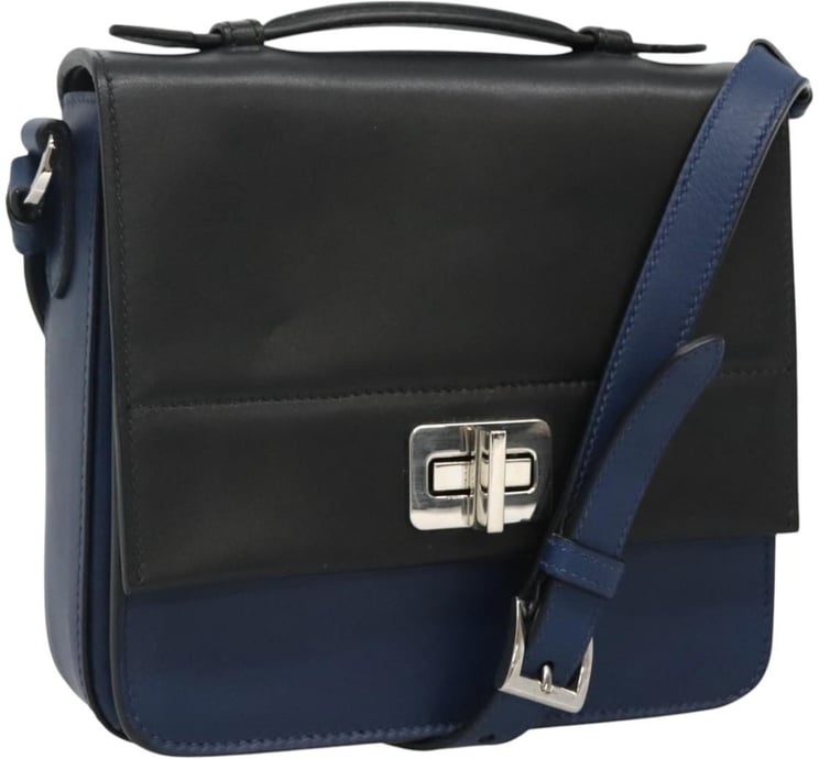 Prada Prada Turnlock Crossbody Bag City Calf Small