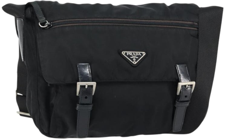 Prada Prada SHOULDER BAG NYLON Black