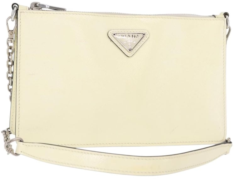 Prada Prada Chain Crossbody Bag Vernice Saffiano Leather Small