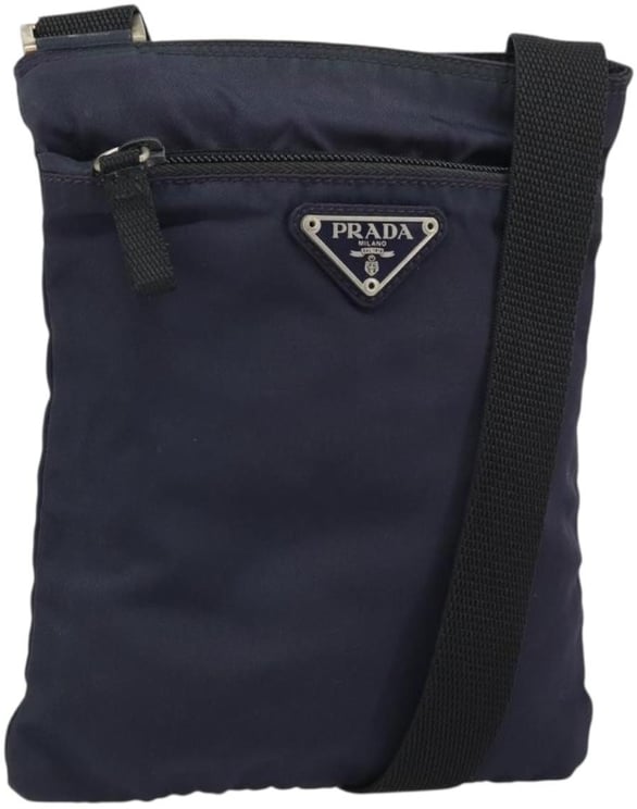 Prada Prada Flat Messenger Bag Tessuto Mini