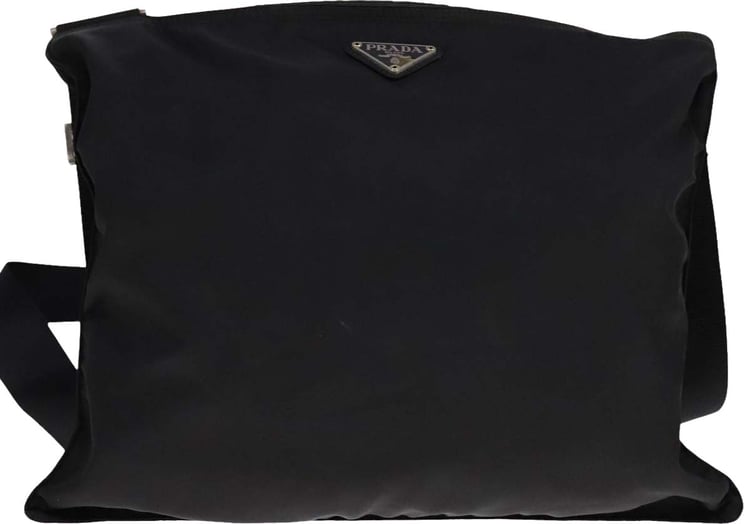 Prada Prada Flat Messenger Bag Tessuto Medium