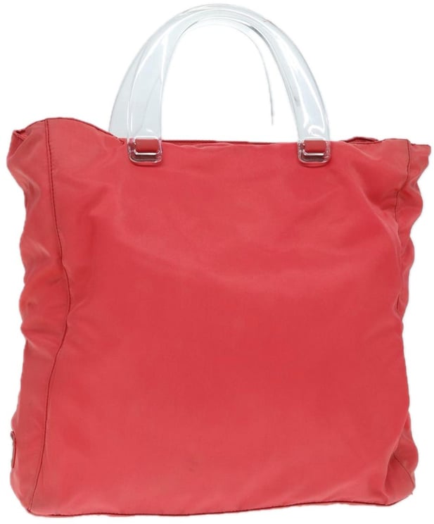 Prada Prada Logo Flat Tote Bag. Nylon Tessuto