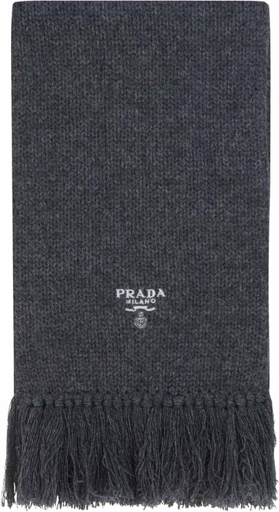 Prada Prada Cashmere Logo Scarf