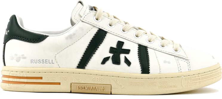Premiata Russel Sneaker White Green