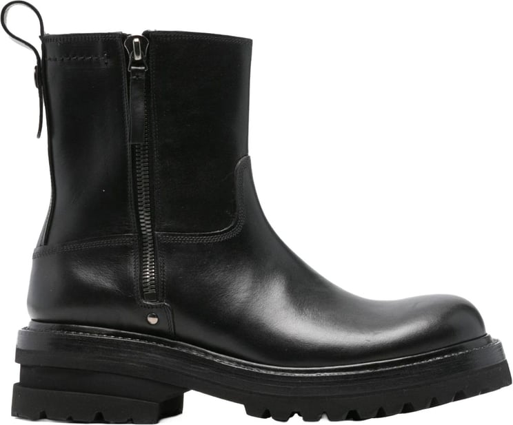 Premiata Black Leather Boots