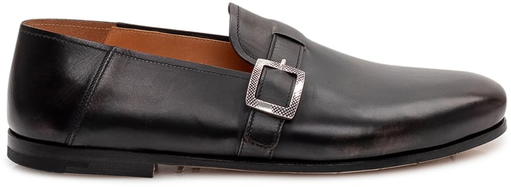 Premiata Mocassino con Fibbia in Pelle