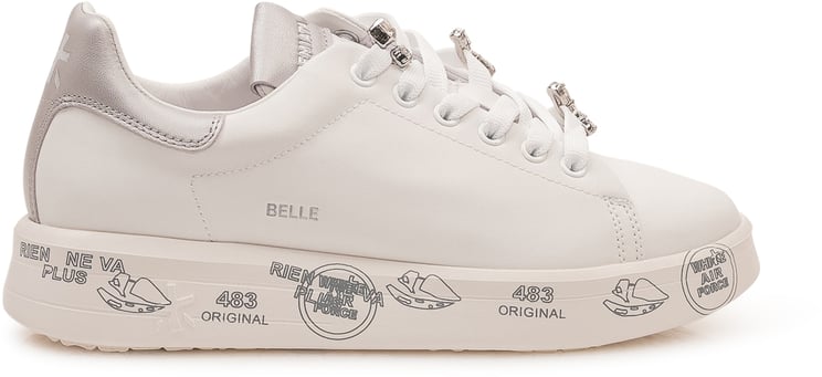 Premiata Sneakers Belle con Lacci e Suola Platform