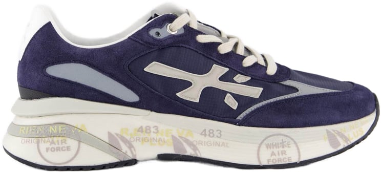 Premiata Heren Moerun Sneaker Blauw