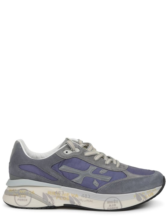 Premiata Moerun Layered Sole Textured Sneakers